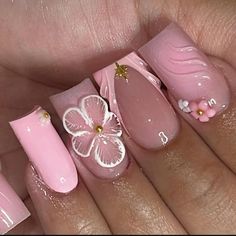 Acrylic Toe Nails, Hard Nails, Cute Acrylic Nail Designs, Her Nails, Work Nails, Pretty Nail Designs, Short Square Acrylic Nails