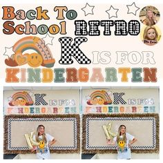 K Is For Kindergarten Back To School Retro Bulletin Board Display!Includes:K is For Kindergarten Bulletin Board LettersLarge Retro Dcor Pieces DirectionsSee more Back To School Retro Decor in my TPT store!For personal use only, no commercial usePlease remember to rate & leave feedback!THANK YOU!! :)Ms. Luise @ LearningWithMsLuiseWant more teaching ideas? Let's connect on social media!TikTok: @Sassyin2ndInstagram: @Sassyn2nd Retro Back To School Bulletin Board, Retro Bulletin Board, Kindergarten Bulletin Board, Kindergarten Bulletin Boards, Social Media Tiktok, Welcome To Kindergarten, Bullentin Boards, Back To School Bulletin Boards, Board Display