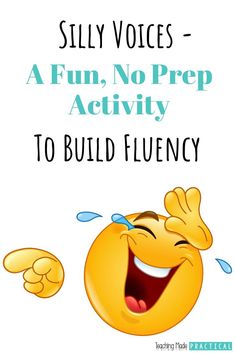 A Fun, No Prep Activity to Build Fluency Silly Voices To Read In, Broken Record, Teaching Third Grade, Reading Comprehension Strategies, Ela Classroom, 5th Grade Reading, Ela Teacher