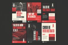 a series of brochures designed to look like an advertisement for a musical company