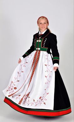 Norwegian Dress, Norway Girls, Scandinavian Heritage, Norwegian Style, Folk Dresses