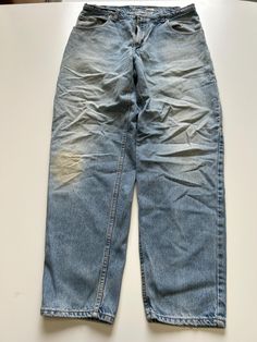 Mens Levi Levis Strauss 550 series Jean  1990s vintage  Relaxed Fit  Zip Fly  Light Blue  Waist 34 inch Leg Length 31 inch 'Measurements are exact measurement of garmet' Item in excellent condition Levis Strauss, Levi Strauss Jeans, Levis Men, Levi Strauss, Levis Jeans, Mens Jeans, Levi's, Bathing Beauties, Light Blue