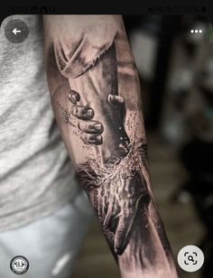 a person with a tattoo on their arm