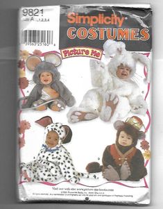 the children's costume pattern is shown