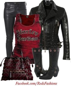 Lady Biker Outfits, Rp Outfits, Sinful Clothing, Motorcycle Street, Vampire Fashion, Bike Outfits, Character Styles, Rocker Outfit