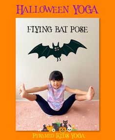 Kids Yoga Sequence, Yoga Games For Kids, Halloween Gross Motor Activities, Toddler Yoga