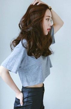 Korean Medium Hair, 2015 Hairstyles, Super Hair, Trendy Hair Color, Long Wavy Hair, Haircuts For Long Hair, Hair Color Dark, Medium Hair Cuts