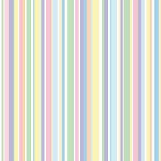 a colorful striped wallpaper pattern with vertical stripes in pastel colors, including blue, green, yellow and pink