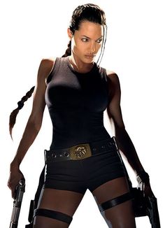 Tomb Raider Angelina, Lara Croft Angelina, Lara Croft Angelina Jolie, Costumes Faciles, Tomb Raider Lara Croft, Foto Poses, Fantasias Halloween