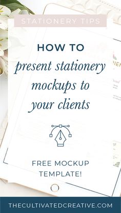 the stationery tip how to present stationary mockups to your client's free mockup template