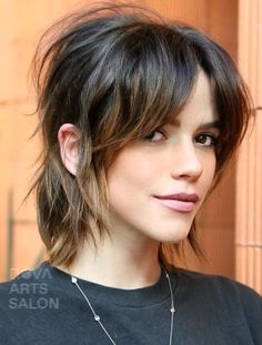 40 Best Mullet Haircuts for Women in 2023 - The Trend Spotter Short Shag Long Bangs, Fashion Mullet Women, Short Mullet With Curtain Bangs, Before And After Shag Haircut, Shoulder Length Edgy Hair, Subtle Mullet Women, Bangs For Thinning Hair Over 40, Short Straight Shag Haircut