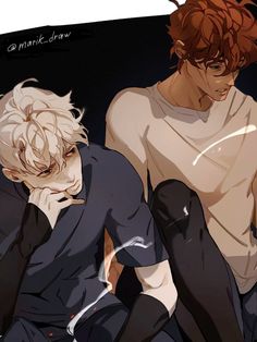 Neil Josten and Andrew Minyard - Andreil - All For The Game (fanart by marik_draw on x)