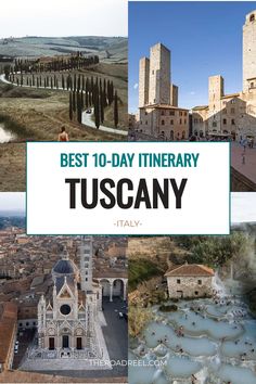 Best 10-day itinerary for Tuscany including countryside, historic sites, city views, and hot springs. Tuscany Road Trip, Things To Do In Tuscany, Tuscany Itinerary, Tuscany Map, Tuscany Travel, Italy Tuscany, Italy Itinerary, Trip Itinerary, Amazing Travel Destinations