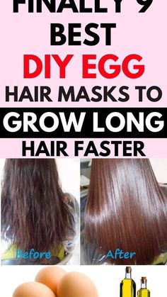 Egg Mask For Dry Frizzy Hair, Diy Hair Mask For Dry Hair Natural, Is Egg Good For Your Hair, Conditioner Hair Mask Diy, Egg Yolk Hair Mask For Growth, Egg White Hair Mask, How To Make Your Hair Grow Faster Diy, Homemade Hair Products For Hair Growth, Hair Strengthening Tips