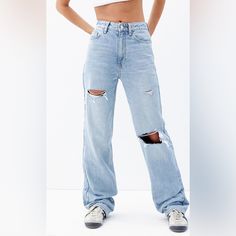 Nwt. Super Flattering Fit But Too Small For Me. 90s Boyfriend Jeans, Cute Ripped Jeans, 90s Boyfriend, Pacsun Jeans, Jeans Ripped, Jeans Color, Ripped Jeans, Colored Jeans, Pacsun