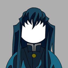 an anime character with long hair and blue eyes, wearing a black coat on his head