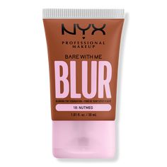 Bare With Me Blur Tint Soft Matte Foundation - BARE WITH ME BLUR TINT NUTMEGBenefitsSkip the IG-filter! Introducing NYX Professional Makeup Bare With Me Blur Tint Foundation - effortless ''no filter needed'' makeup results with a flawless smooth matte blur finish that never looks cakey or ashyAvailable in 24 shades to enhance your color while being breathable, fade & transfer resistant - a little goes a long wayPerfect for normal, oily skin, or combination skin to help control shine!This skin ti Pale Foundation, Nyx Makeup, Light Ivory, Epilator