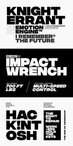 Integral CF Font for Bold Headlines Strong Fonts Typography, Thick Sans Serif Fonts, Bold Typography Layout, Bold Font Logo Design, Text Title Design, Headline Typography Design, Cool Type Design, Gym Font Design, Bold Text Design