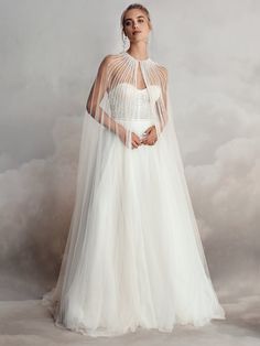 Catherine Deane, Vintage Inspired Wedding Dresses, Cape Wedding Dress, Unique Bride, Wedding Cape, Bridal Separates, White Wedding Dress, Bridal Cape, Vintage Inspired Wedding