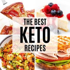 Enjoy a new recipe each day. click the link for hundreds of recipes. Best Keto Recipes, Ketogenic Meal Plan, Diner Recept, Keto Food List, Free Keto Recipes, Keto Cookbook, No Carb Diet, Keto Dessert Recipes, Low Carb Keto Recipes