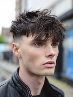 28 Textured Fringe Haircut Ideas for Men Straight Hair Men Curly Men Blonde Men Fade Low Taper Mens Fringe Haircut