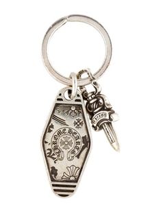 Chrome Hearts Hotel Keychain Chrome Hearts Decor, Hotel Keychain, Heart And Key, Heart Keychain, Heart Decorations, Chrome Hearts, Key Chain, Keychains, Makeup Bag