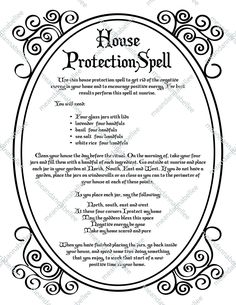 House Protection Spell, House Protection, Annabel Lee, Protection Spell