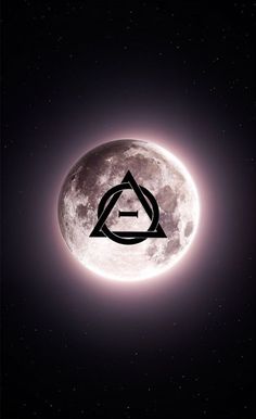 the illuminate symbol is shown in front of a full moon