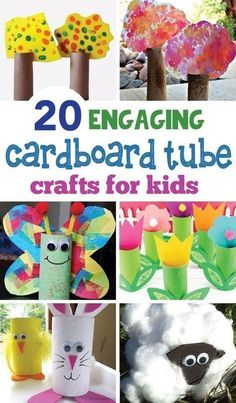 20 engaging cardboard tube crafts for kids