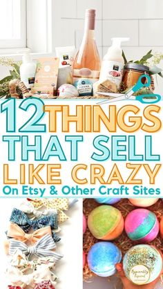 two things that sell like crazy on etsy & other craft sites, including soap and lotion