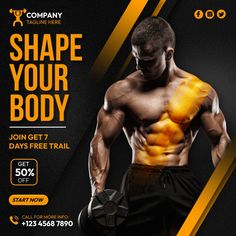 Gym Instagram Post Design, Gym Post Design, Gym Post Ideas, Gym Posts Instagram, Mutton Kunna, Gym Graphic Design, Gym Ads, Gym Social Media Post, Fitness Ads