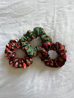 Bundle of 3 Fall Hair Scrunchies 🍂 Toadstool mushrooms, monarch butterflies, and autumn leaves patterns Handmade fall scrunchies 1 order=3 scrunchies, 1 in each pattern Fall Scrunchies, Main 1, Monarch Butterflies, Hair Scrunchies, Monarch Butterfly, Scrunchie Hairstyles, Wedding Basket, Leaf Pattern, Fall Hair