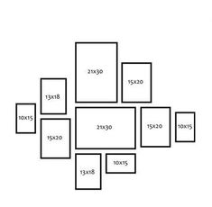 a number of squares are shown with the same size as each other in this diagram