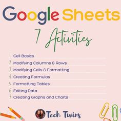 the google sheets are full of activities for kids to do with their teacher's work