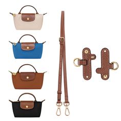 PRICES MAY VARY. 💖【Strap Size】: Shoulder strap length is 37 inches-44.9 inches (94cm-114cm), total width is 0.43 inches (1.1 cm), The length of the shoulder strap can be adjusted at will. The adjustable length is 37"~44.9", which is very suitable for shoulder or crossbody length. 💖【Great Replacement Strap】This shoulder strap is made of high-quality leather and exquisite hardware is suitable for Longchamp bags, shoulder bag, Crossbody bag, etc. 💖【Convenient modification】By attaching the two bu Mini Longchamp Bag, Longchamp Mini Bag, Longchamp Mini, Longchamp Bag, Longchamp Bags, Luggage Straps, Leather Handbags Crossbody, Pretty Stuff, Purse Strap