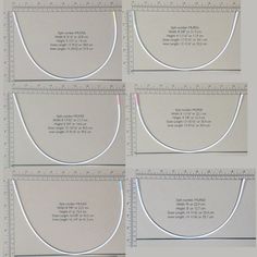 four different angles are shown on the same sheet of paper as well as numbers and lines