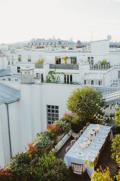 an instagram photo of a rooftop wedding in san francisco