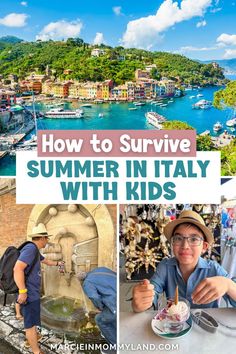 how to survive summer in italy with kids