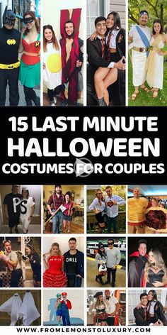 the 15 last minute halloween costumes for couples that are easy to diy and fun