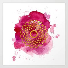 Crown Chakra Watercolour Painting Art Print Crown Chakra Art, Yoga Studio Design, Display Counter, Ideas Jewelry, Art Carte, Chakra Meditation, Jewelry Statement, Simple Ideas, Paintings Art Prints