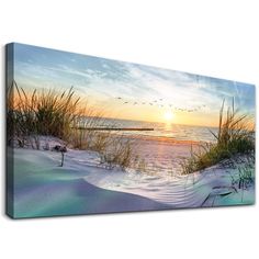 PRICES MAY VARY. {WALL ART SIZE} :Each Canvas Panel Is 20"X40"Inch (50cmx100cm), Total 1 Panel. {PREMIUM QUALITY}:High Definition Giclee Picture Printed On High Qulity Canvas,And Gallery Wrapped When Get It.Easy To Hang,High Quality Canvas Stretched Over A Real Wooden Frame. Metal Hanging Hook Is Already Attached To The Frame And The , Canvas Wall Art Ready To Hang. {ORIGINAL DESIGN}:hyidecorart Is A Brand Adhering To Original Designs.Wall Pictures Works that Cover All Themes: Such As Abstract W Ocean Landscape Painting, Deco Panel, Bathroom Wall Decor Art, Beach Canvas Wall Art, Ocean Landscape, Beach Wall Decor, Beach Canvas, Large Canvas Wall Art, Wall Decor Pictures