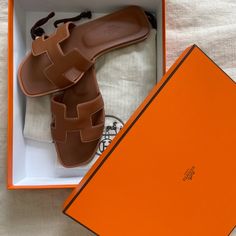 Hermes Oran Sandals Brown Outfit, Hermes Sandals, Hermes Oran Heels, Hermes Oran Brown, Yellow Hermes Sandals, Hermes Slides, Hermes Extra Sandal, Hermes Sandals Brown, Hermes Slippers