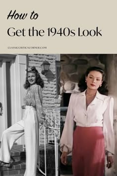 40s Aesthetic Fashion, 1940s Fashion Women Outfits, 40s Fashion 1940s Style, Vintage Glam Outfits, 1940 Fashion Women, 1940s Fashion Hair, 1940s Inspired Fashion, 1940s Aesthetic, Vintage Outfits 40s