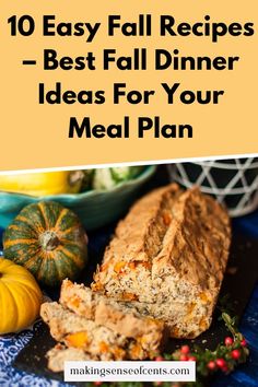 the top 10 easy fall dinner ideas for your meal plan