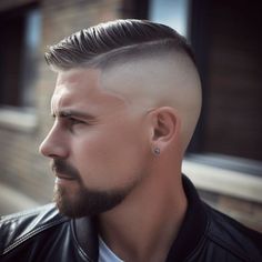 Tapered Fade Haircut, Tapered Fade, Marine Haircut, Grey Hair Beard, Army Haircut, Gentleman Haircut, Crew Cut Haircut, Haircut Ideas For Men, Men Fade Haircut Short