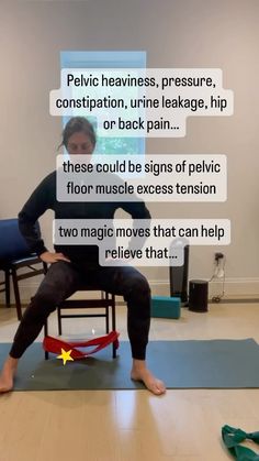 @threesphysiyoga | 💥These are great tools for people who have too much tension in their pelvic floor muscle groups and don’t know how to let it go. 🔹When we... | Instagram Pelvic Floor Tension, Person Perspective, Pelvic Floor Therapy, Pelvic Health, Physical Therapy Exercises, Posture Exercises, Pelvic Floor Muscles, Mobility Exercises