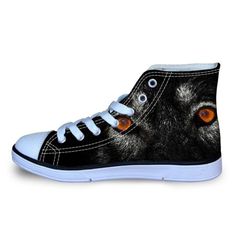 Alpha Wolf Shoes Wolf Sneakers, Wolf Shoes, Wolf Clothes, 3d Shoes, Pack Leader, Alpha Wolf, Animal Print Design, Red Eye, Wild At Heart