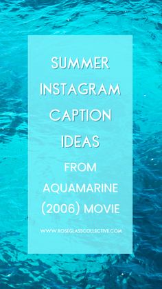 aquamarine movie Aquamarine Movie Makeup, Quotes From 2000s Movies, Aquamarine Movie Hair, Aquamarine Movie Poster