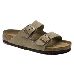 Arizona Soft Footbed Suede Leather Birkenstock Men, Two Strap Sandals, Calf Muscles, Footbed Sandals, Zermatt, Birkenstock Sandals, Men's Sandals, Eva Longoria, Fashion Weeks