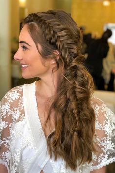 boho braided wedding hairstyle for the alternative bride | hairstyle by goldplaited Wedding Hair Dark, Wedding Braids Hairstyles, Viking Wedding Hair, Special Event Hair, Winter Wedding Hair, Bride Hairstyle, Hairstyle Wedding, Wedding Braids, Guest Hair